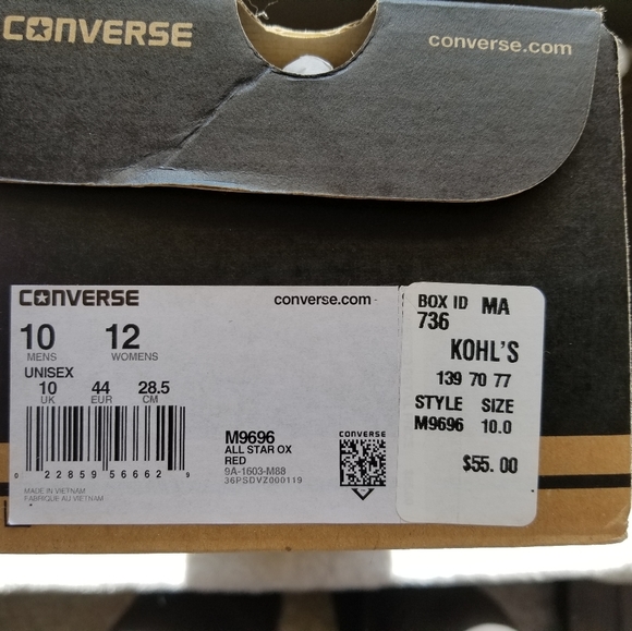 Converse low top shoes - Picture 3 of 3